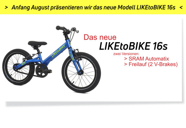Das neue LIKEtoBIKE 16s von KOKUA Bikes